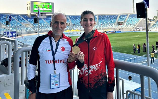 Büyükşehir Belediyesi Sporcusu Pelinsu  Şahin Akdeniz Oyunları Şampiyonu