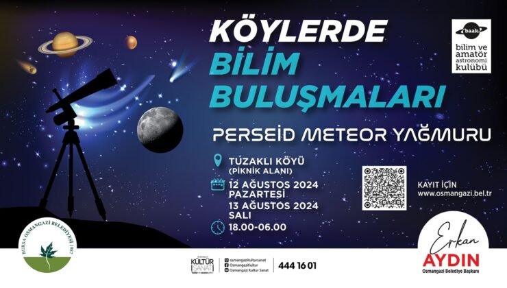 Tuzaklı Köyünde Perseid Meteor Yağmuru Gözlemi İçin Geri Sayım  Başladı