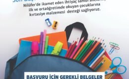 Nilüfer Belediyesinden İlk ve Ortaöğretimdeki Öğrencilere Kırtasiye Desteği