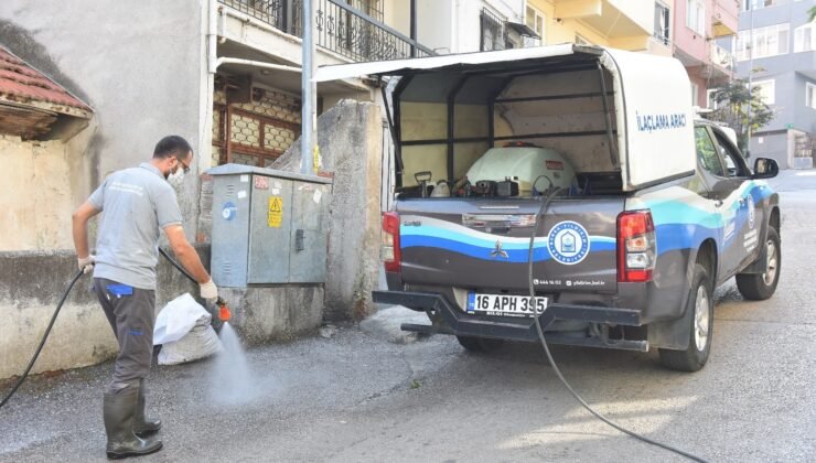 Yıldırım’da İlaçlama Çalışmaları Aralıksız Sürecek