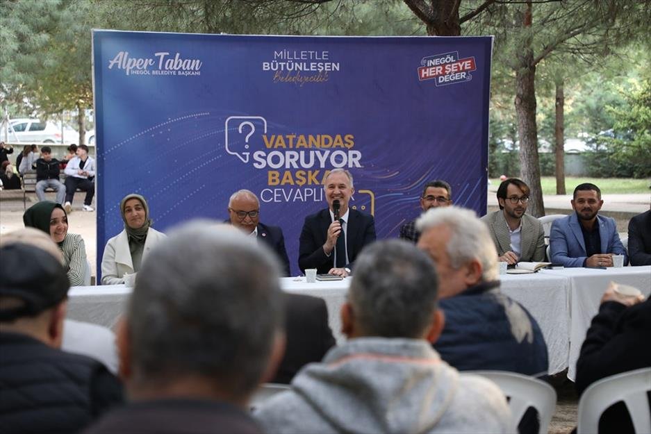 Yunus Emre Mahallesi Sordu İnegöl Belediye Başkan Alper Taban Cevapladı