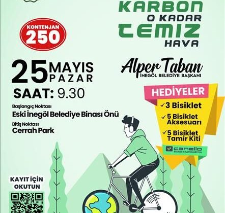 İnegöl’de Dünya Çevre Günü Bisiklet Turu ile Kutlanacak
