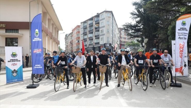İnegöl’de Bisiklet Turu Düzenlendi