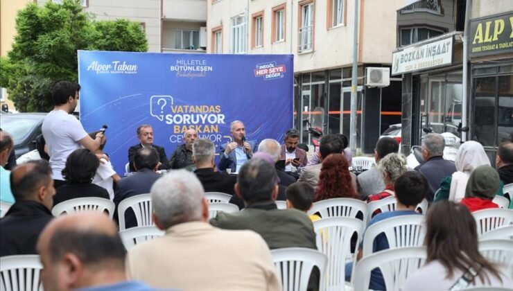 İnegöl Belediye Başkanı Alper Taban Osmaniye Mahallesi Sakinleriyle Buluştu