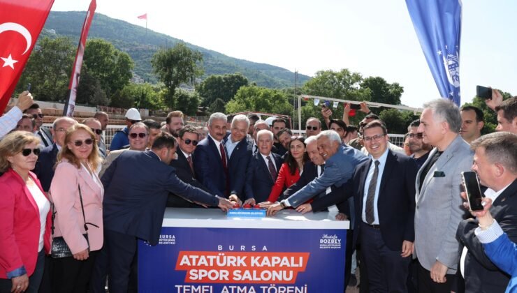 Atatürk Spor Salonu’nun Temeli 19 Mayıs “Atatürk’ü Anma Gençlik ve Spor Bayramında” Atıldı