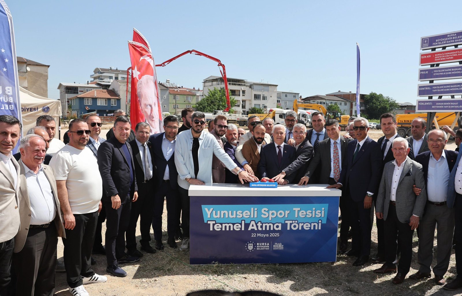 Gençler İstedi, Büyükşehir Belediye Başkanı Mustafa Bozbey Temelini Attı