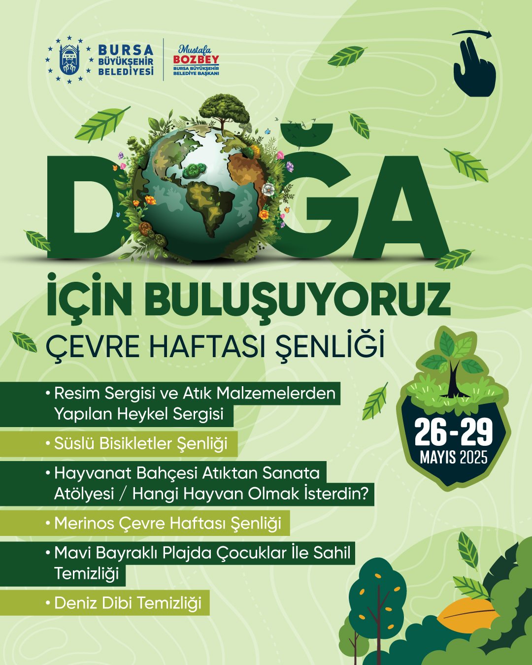 Bursa’da “Çevre Haftası Şenliği” Düzenleniyor
