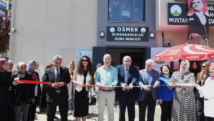 Osmangazi’de Kursiyerlerin Yaptığı Ürünler Ustaları Aratmadı