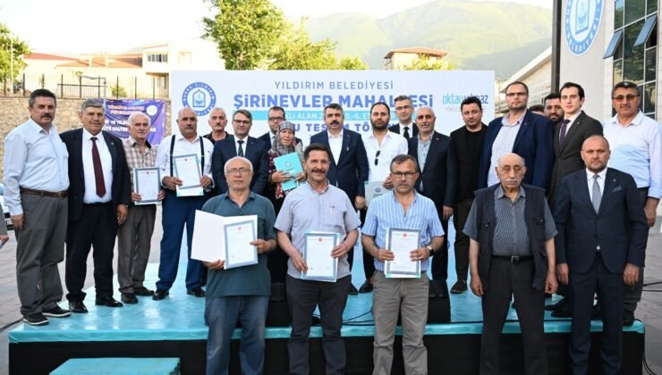 Yıldırım Şirinevler’de Yılların Problemi Çözüme Kavuşuyor