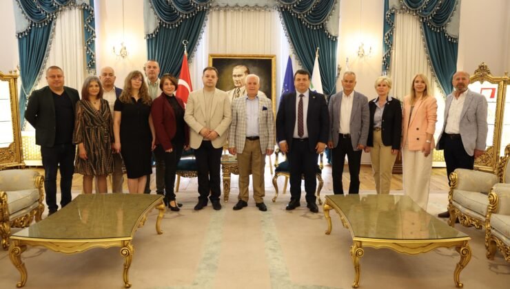 Kardeş Şehir Tırnova’dan Büyükşehir Belediye Başkanı Mustafa Bozbey’e Ziyaret