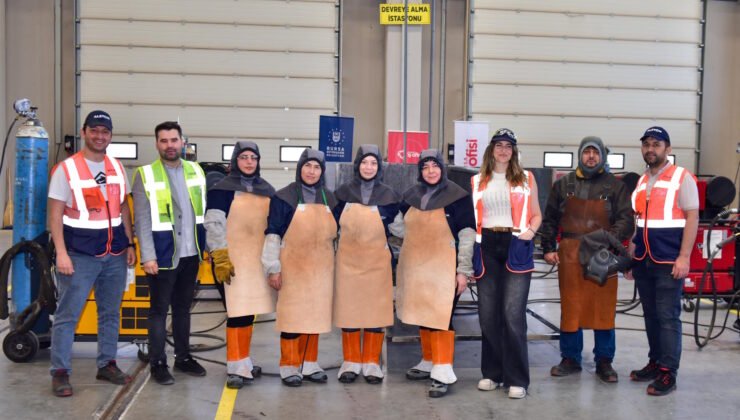 Bursa’da Eğitim Alan Kadınlar Kaynak Ustası Olarak İstihdamla Başlayacak