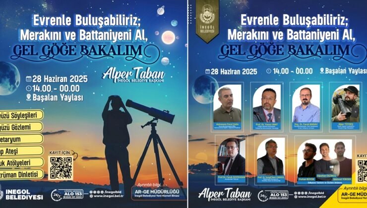 İnegöl Belediyesi’nden Gökyüzü Tutkunlarına Davet