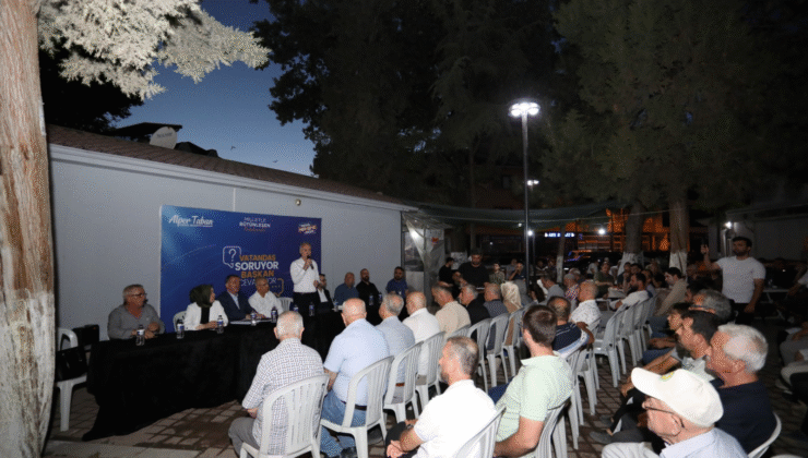 İnegöl Belediye Başkanı Alper Taban Sinanbey’de Vatandaşlarla Buluştu