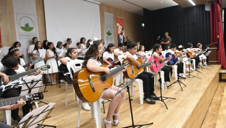 Osmaangazi’de Yetenek Evi Öğrencilerinden Yıl Sonu Şöleni