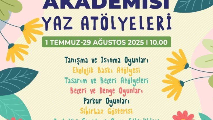Nilüfer’de Çocuk Akademisi Yaz Atölyeleri Şenlenecek