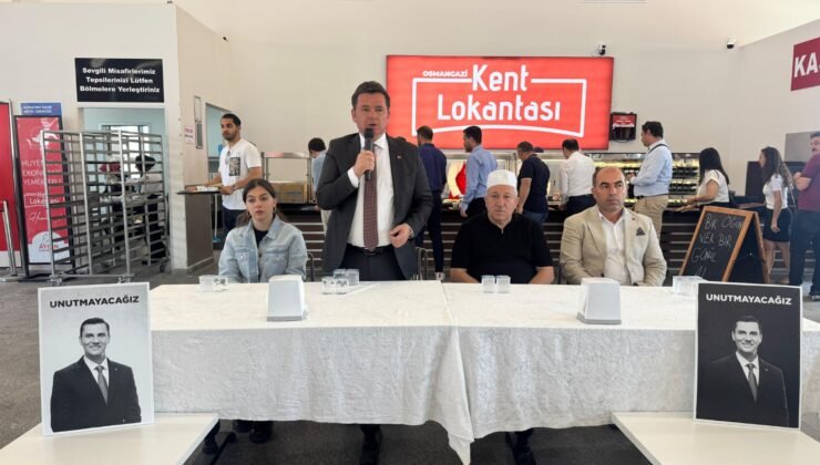 Osmangazi Belediyesi’nden Ferdi Zeyrek’in Vefatının 7. Günü Vesilesiyle  Yemek İkramında Bulundu