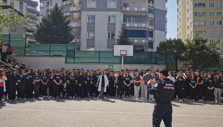 Bursa İtfaiyesi’nden 183 Bin Öğrenciye Yangın Güvenliği Eğitimi Verildi