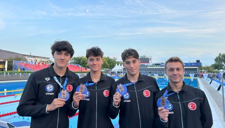 Bursa Büyükşehir Belediyesporlu Yüzücü Özgür Yonca, Avrupa Üçüncüsü