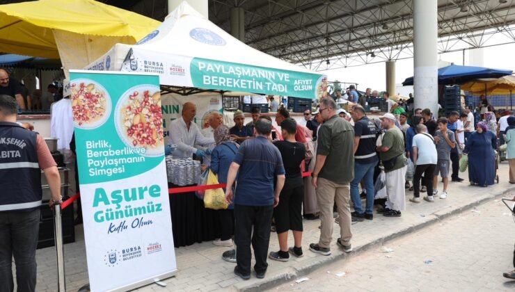 Gürsu’da Aşure Kazanları Birlik ve Beraberlik için Kaynadı