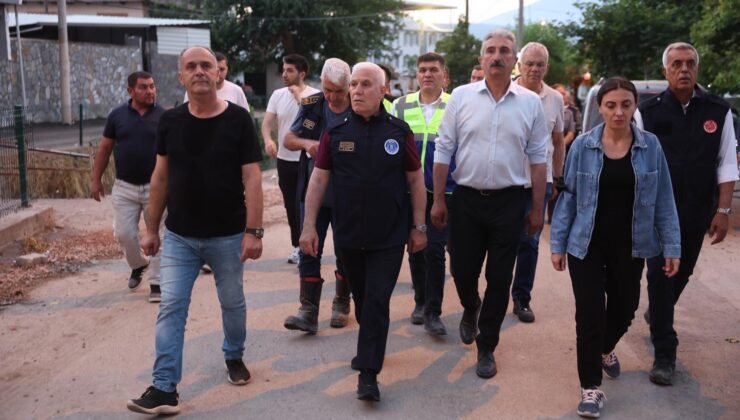 Büyükşehir Belediye Başkanı Mustafa Bozbey’den Yangın Bölgesine Ziyaret