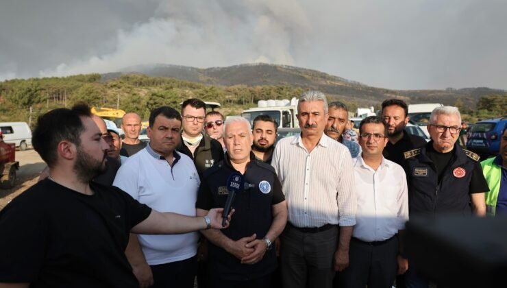Büyükşehir Belediye Başkanı Mustafa Bozbey: Yangının Yönü Belli Değil, Daha Fazla Hava Desteği Gerekli