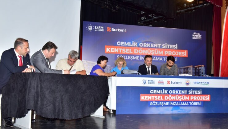 Orkent Sitesi Kentsel Dönüşüm Projesi’nde Sözleşme İmzalandı