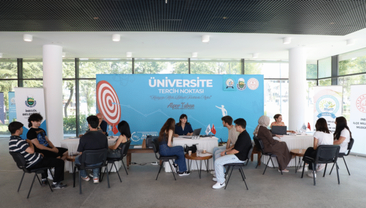 İnegöl Belediyesi Sınavda da Tercihte de Öğrencilerin Yanında