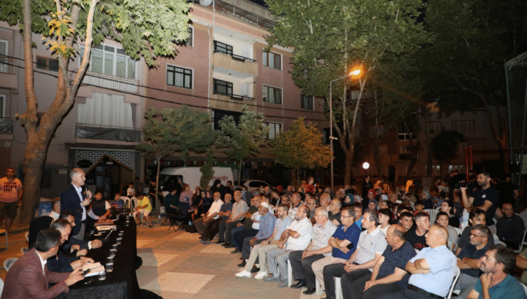 İnegöl Belediye Başkanı Alper Taban Kemalpaşa Mahallesi Sakinleriyle Buluştu