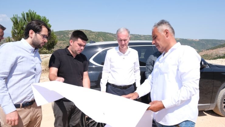 İnegöl Millet Bahçesi’nde Çalışmalar Tüm Hızıyla Sürüyor