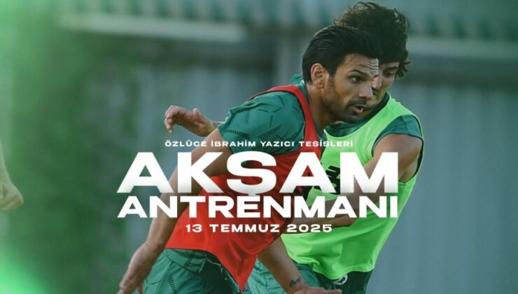 Bursaspor Yeni Sezon Hazırlıklarını Akşam Saatlerinde Yaptığı Antrenmanla Sürdürüyor