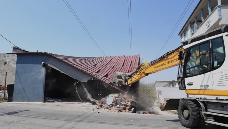 Osmangazi Belediyesi Zabıta Ekipleri Kaçak Yapılara Göz Açtırmıyor