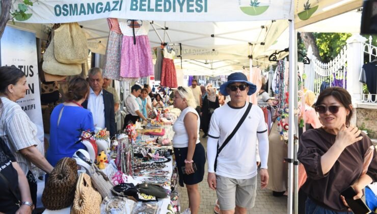 Osmangazi’de Sümbüllü Bahçe Kadın Girişimciler Sokağı Açıldı