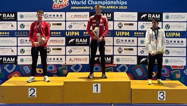 Osmangazi’li Milli Pentatlet Arda Meriç Dünya İkincisi Oldu