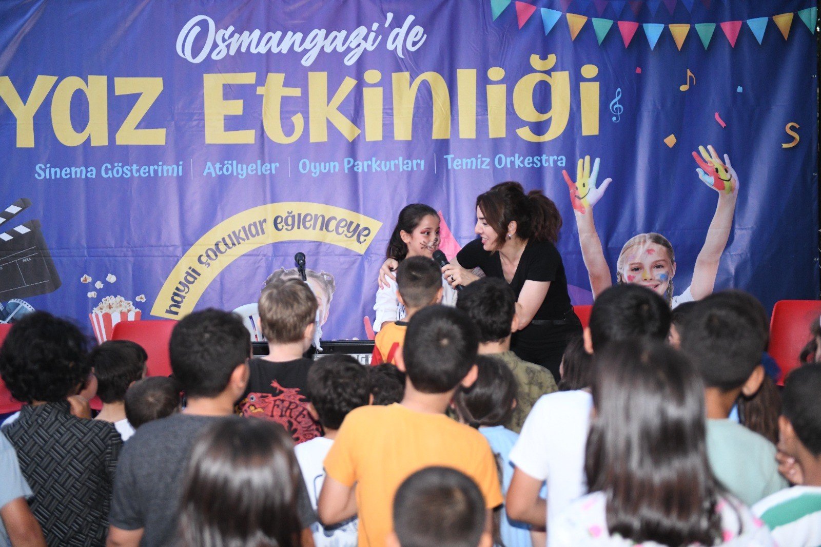Osmangazi’de Yaz Etkinliklerinde Çocuklar ve Aileler Doyasıya Eğlendi