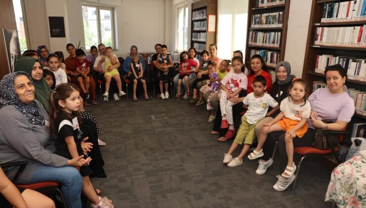 Anneler ve Çocuklar Yaz Tatilinde Kütüphanelerde Bir Araya Geldi