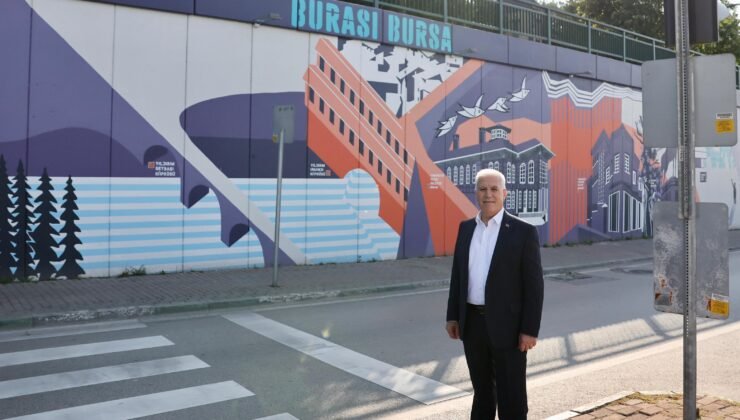 BURSA’NIN TURİZM HARİTASI DUVARLARDA