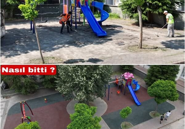 İnegöl Belediyesi Çocuklara Sağlıklı Parklar Sunuyor