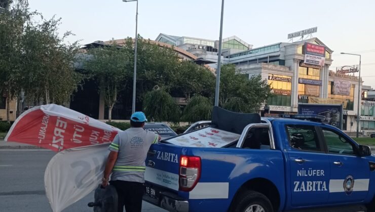 NİLÜFER’DE GÖRSEL KİRLİLİĞE İZİN YOK