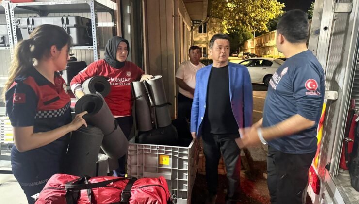 Osmangazi’den Balıkesir Sındırgı’ya Deprem Sonrası Hızlı Destek
