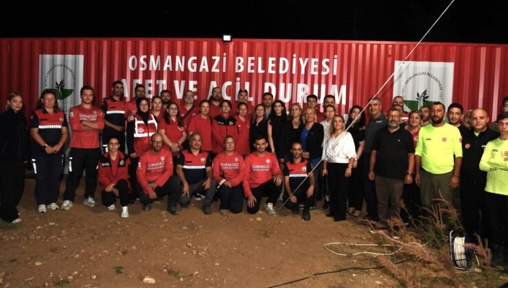 Osmangazi’de 17 Ağustos Marmara  Depremi Unutulmadı