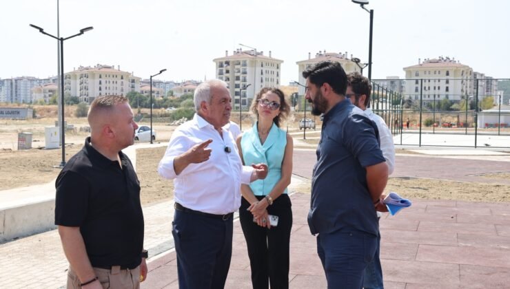 Nilüfer Balkan Mahallesi’ndeki Park Açılış için Gün Sayıyor