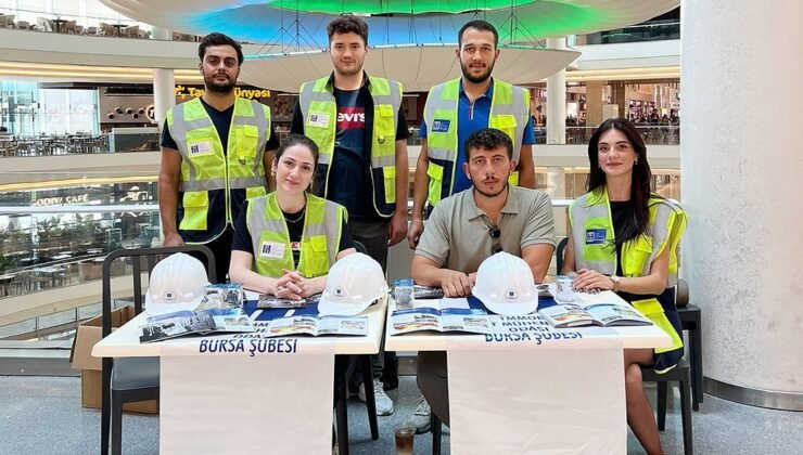 İMO Bursa Şubesi Deprem Farkındalık Sergisi