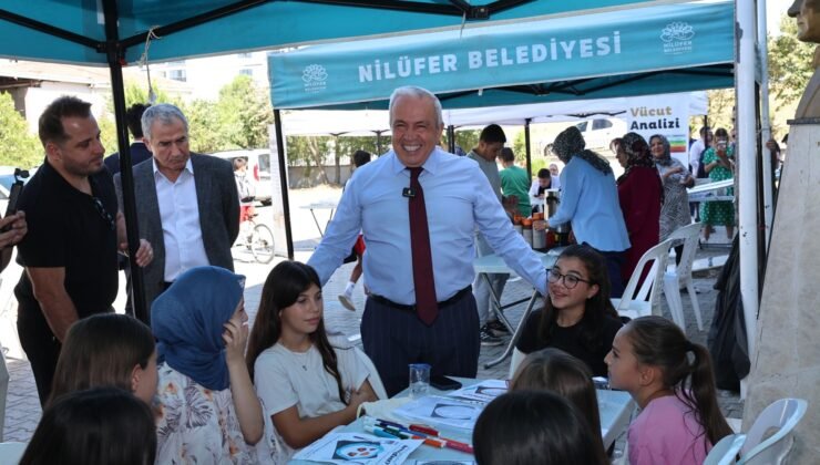 Nilüfer Belediye Başkanı Şadi Özdemir Doğanköy’deki Yaz Etkinliklerine Katıldı