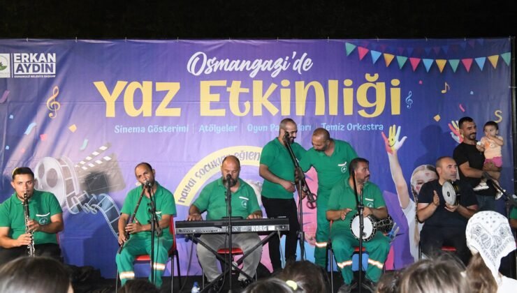 Osmangazi’de Yaz Etkinliği Programı Dolu Dolu Geçti