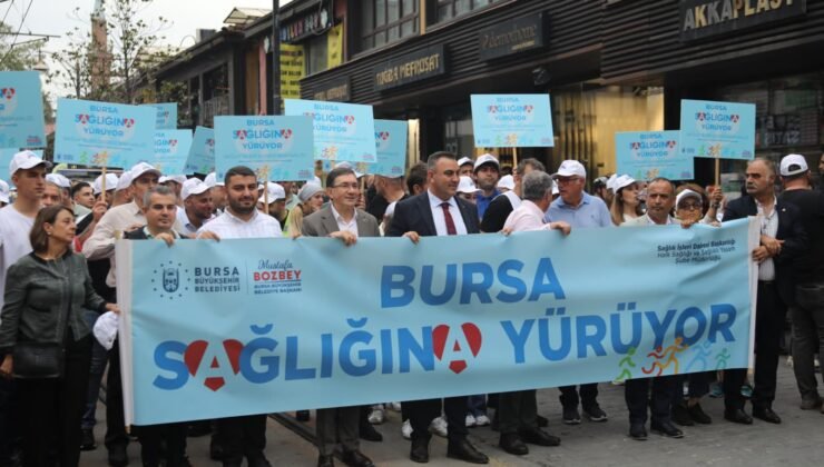Bursa Sağlığına Yürüyor Etkinliği Düzenlendi