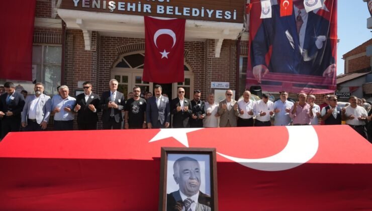 Yenişehir Eski Belediye Başkanı Mehmet Kaya’ya Törenle Son Yolculuğuna Uğurlandı