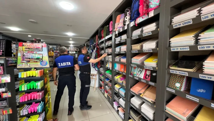 İnegöl’de Zabıtadan Kırtasiyelere Sıkı Denetim
