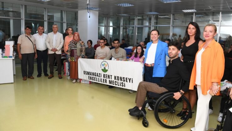 Osmangazi Belediyesi Düzenlediği Kurslarla Engelli Bireylere Destek Veriyor