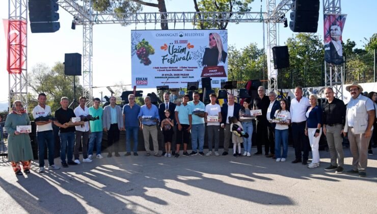 Osmangazi’de En Kaliteli Üzümler Yarıştı
