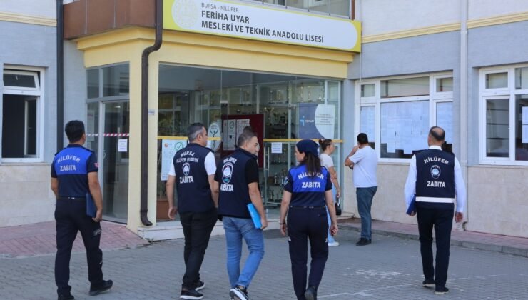 Nilüfer’de Zabıta Ekipleri Kantin ve Kırtasiyeler Mercek Altında Aldı